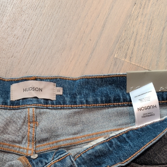 Men's Blue Denim Shorts - Picture 7 of 8